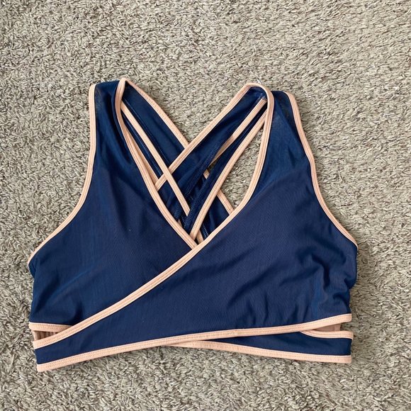 Fabletics Other - Fabletics Criss Cross Sports Bra Padded Large
